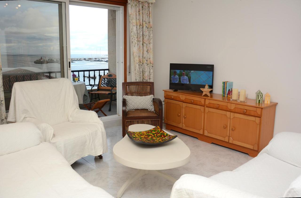 Desconectaengalicia Mantela, Vistas Puerto Deportivo, 20M Playa Lägenhet Sanxenxo Exteriör bild