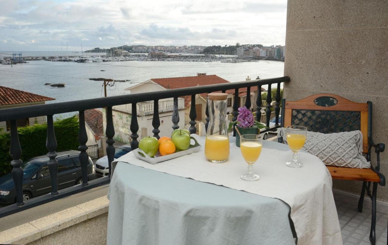 Desconectaengalicia Mantela, Vistas Puerto Deportivo, 20M Playa Lägenhet Sanxenxo Exteriör bild
